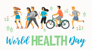 World Health Day. Healthy lifestyle.