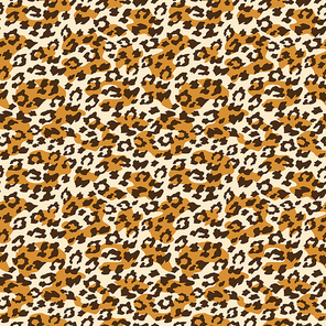 Leopard seamless background. Vector illustration. Design element