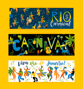 Brazil carnival. Vector templates for carnival concept and other users. Design element.