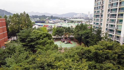 아파트 주변 드론촬영