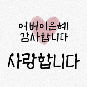 유토이미지 | 5월,가정의달, 감사,어버이날,캘리그래피,일러스트,카네이션