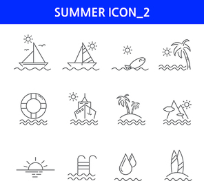 여름 썸머 아이콘 모음 2
