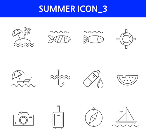 여름 썸머 아이콘 모음 3