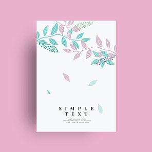 꽃 카드 배경
