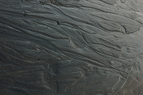 full frame image of black sand in Iceland