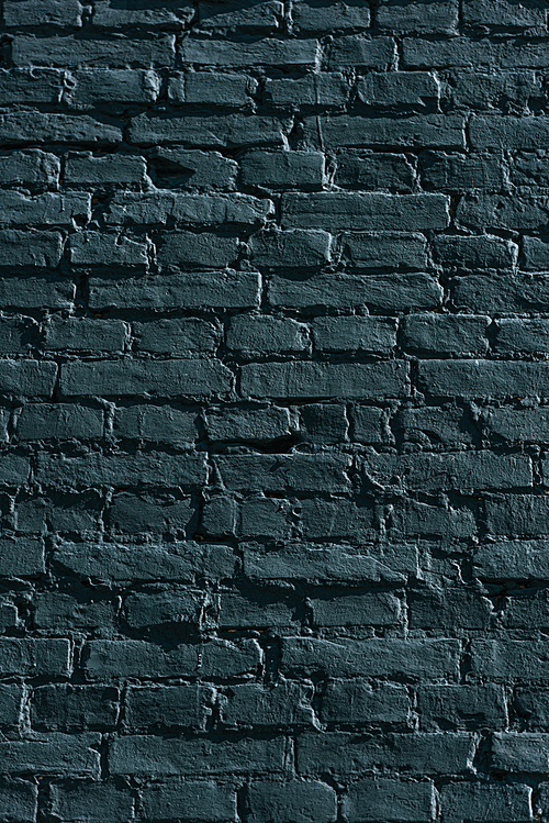 full frame view of black grunge brick wall background