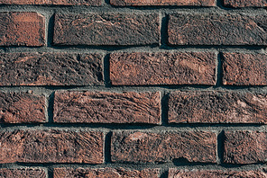 close up of dark brown brick wall