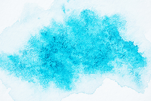 abstract bright turquoise watercolor texture