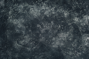 top view of blank black slate textured background