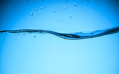water texture with drops| isolated on blue