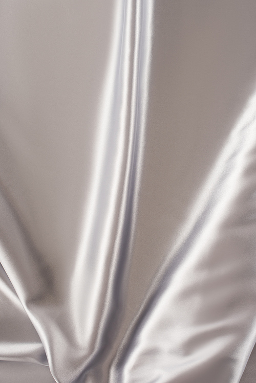 silver shiny satin fabric background