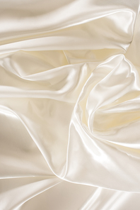 ivory soft shiny silk fabric background