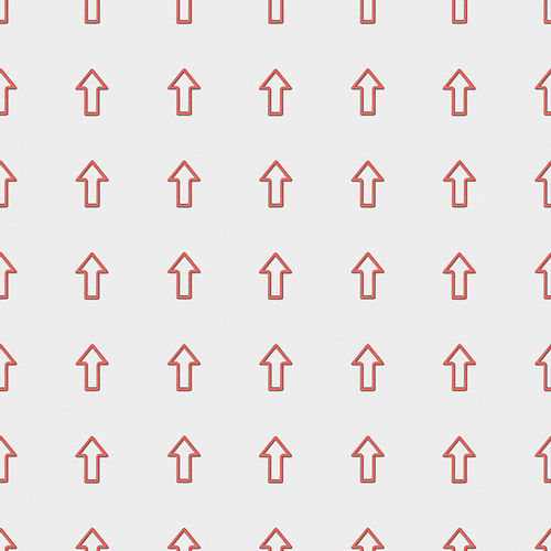 collage of vertical red pointers on grey background| seamless background pattern