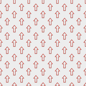 collage of red arrows on grey background| seamless background pattern
