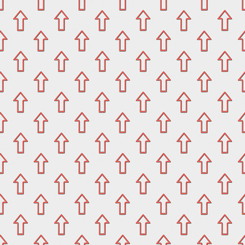 collage of red arrows on grey background| seamless background pattern