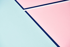 Abstract background in pastel pink and blue colors with lines