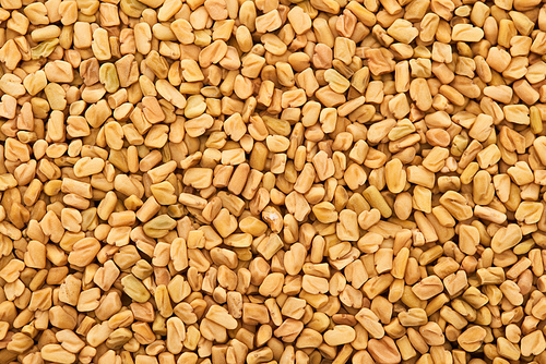 top view of raw organic bulgur grains