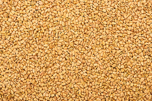 top view of uncooked organic bulgur grains