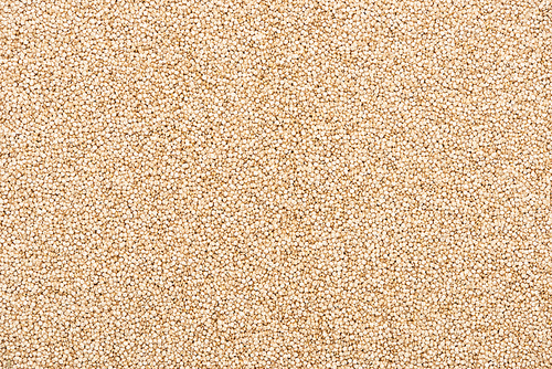 top view of unprocessed white quinoa