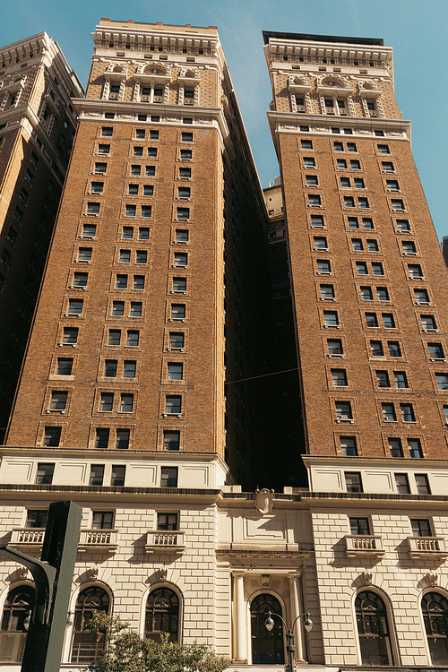 high-rise Tudor City apartment complex in Manhattan district of New York