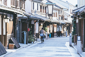 구라시키 오카야마의 작은 마을