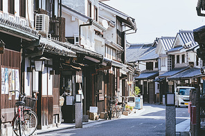 구라시키 오카야마의 작은 마을