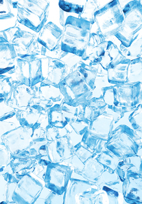 투명 얼음, 물
