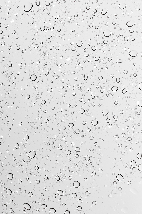 Water drops , rain drops on glass