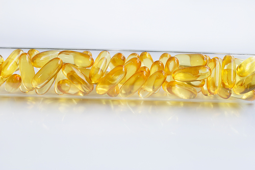 Fish oil capsules