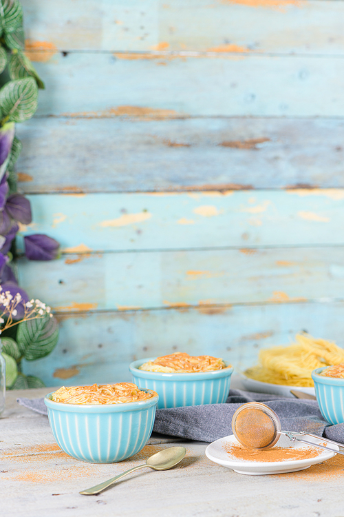 Aletria is a classic Portuguese vermicelli pudding and this is a traditionally served at Christmas time. This is one of the favourites pudding from Portugal.