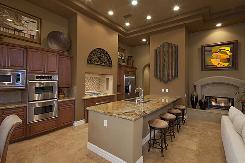 Contemporary kitchen interior