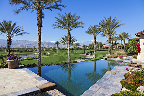 Swimming pool of luxurious villa