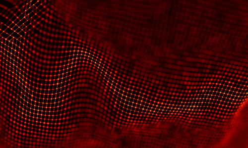 Abstract Black Geometrical Background . Connection structure. Science background. Futuristic Technology HUD Element . onnecting dots and lines . Big data visualization and Business .