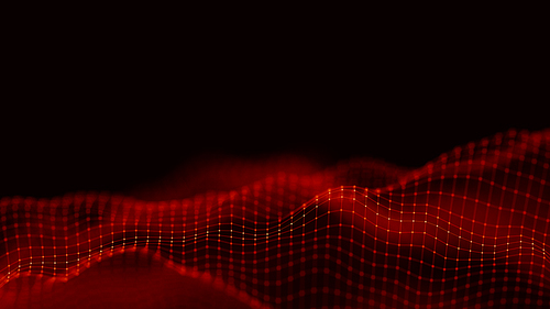 Abstract Red Geometrical Background . Connection structure. Science background. Futuristic Technology HUD Element . ?onnecting dots and lines .