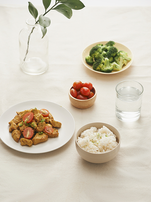 fried chicken . - asian food style