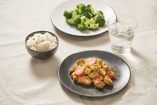 fried chicken . - asian food style