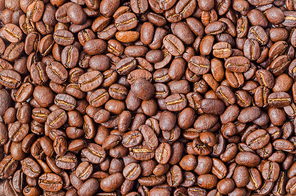 Roasted coffee beans, can be used as a background