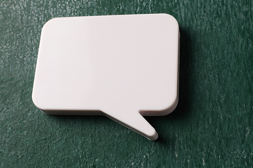 close up of the speech bubble icon