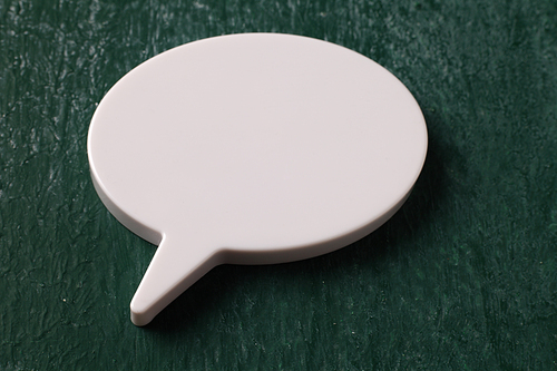 close up of the speech bubble icon