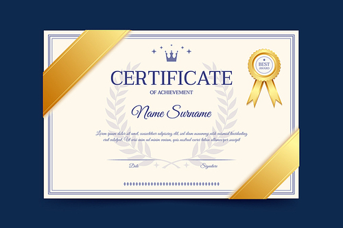 certificate template 006