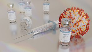 의약품 감염의 예방, 면역, 치료 컨셉 연구 의학 연구실의 코로나바이러스 백신