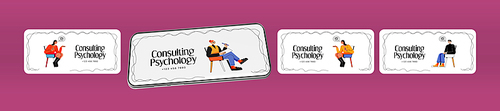 Consulting psychology banners for mobile phone app. Vector posters of professional mental health consultation with flat illustration of psychologist and patients on therapy session