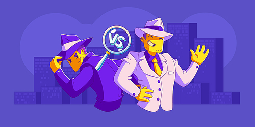 Black vs white hat seo, search engine optimization ways and algorithms to improve marketing rankings. Digital concept with contemporary characters, web analytics, Cartoon linear vector illustration