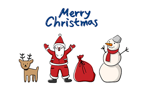 크리스마스: 산타와 친구들 캐릭터