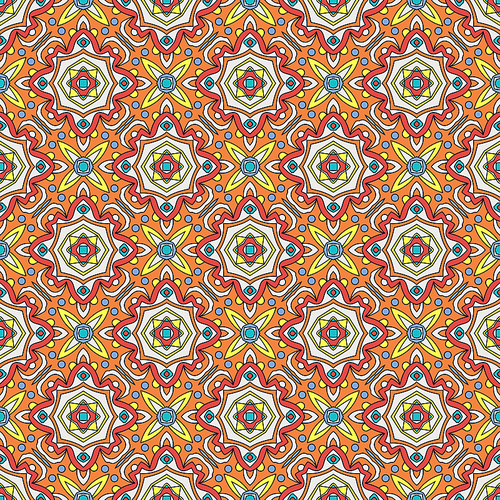 bright  talavera ornament. mexican seamless pattern simulates colorful glazed ceramic tiles. for fabrics, prints, t-shirts, bags, wrapping paper.