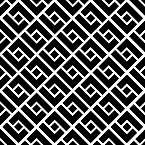 Abstract geometric seamless pattern. Monochrome background, modern stylish texture. Geo black and white  fashion sacred geometry. Texture for wrapping paper, textiles, skins smartphones, website