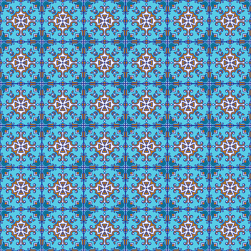 Portuguese azulejo tiles. Blue and white gorgeous seamless patterns. For scrapbooking, wallpaper, cases for smartphones, web background, , surface texture, pillows, towels, linens bags T-shirts