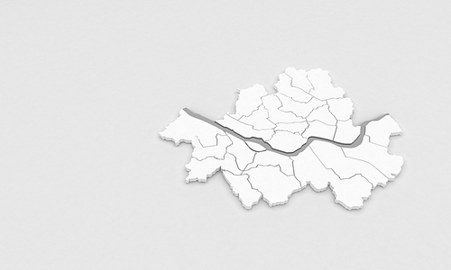 서울지도의 3d rendering