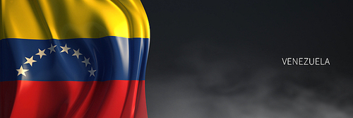 베네수엘라의 국기. 남아메리카 국가들의 국기 시리즈. venezuela flag.