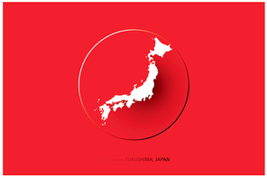 일본 행정구역 지도. japan district map.